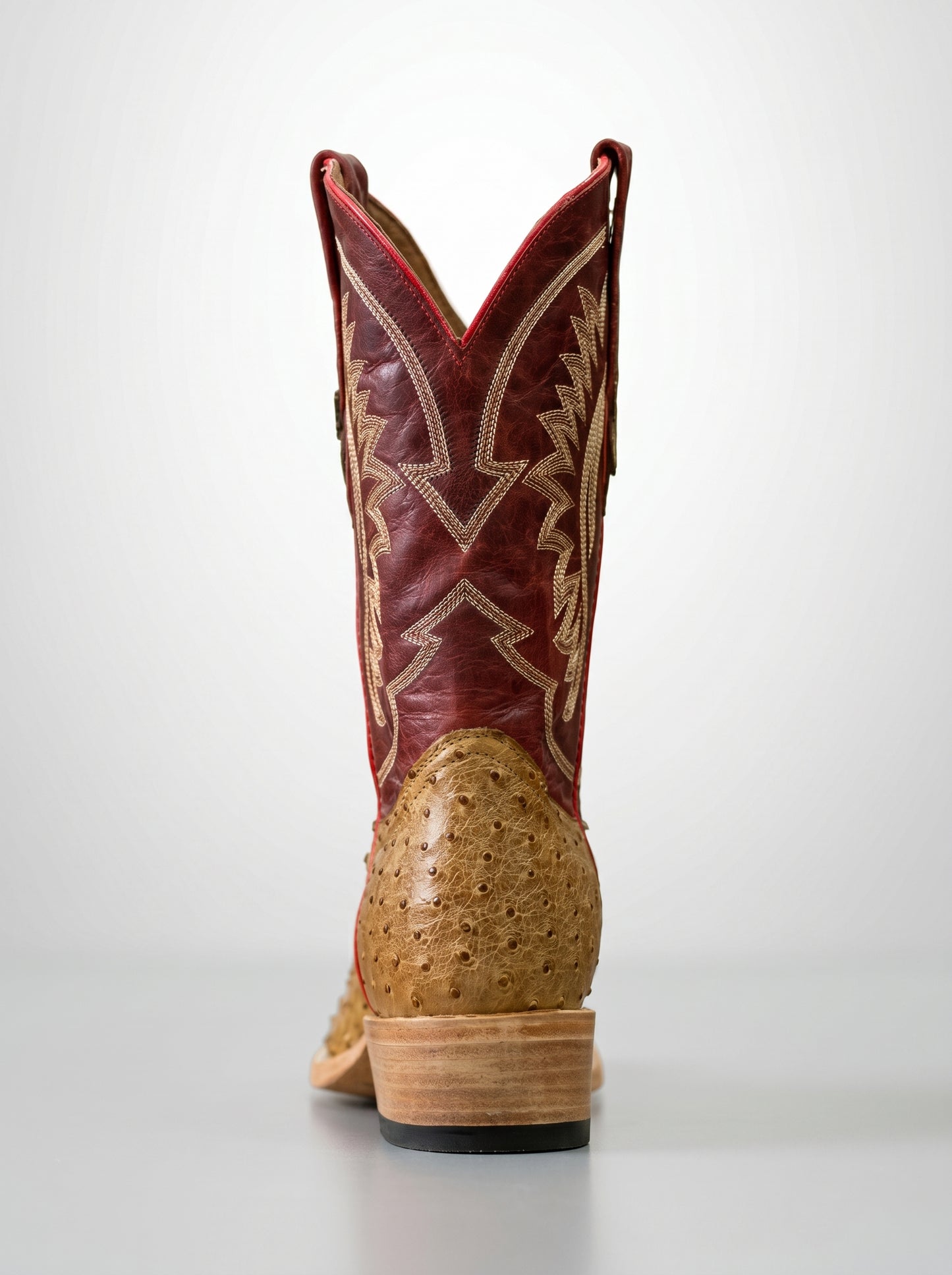 Ranchers Umber Quill Rider — Cutter Toe Riding Heel
