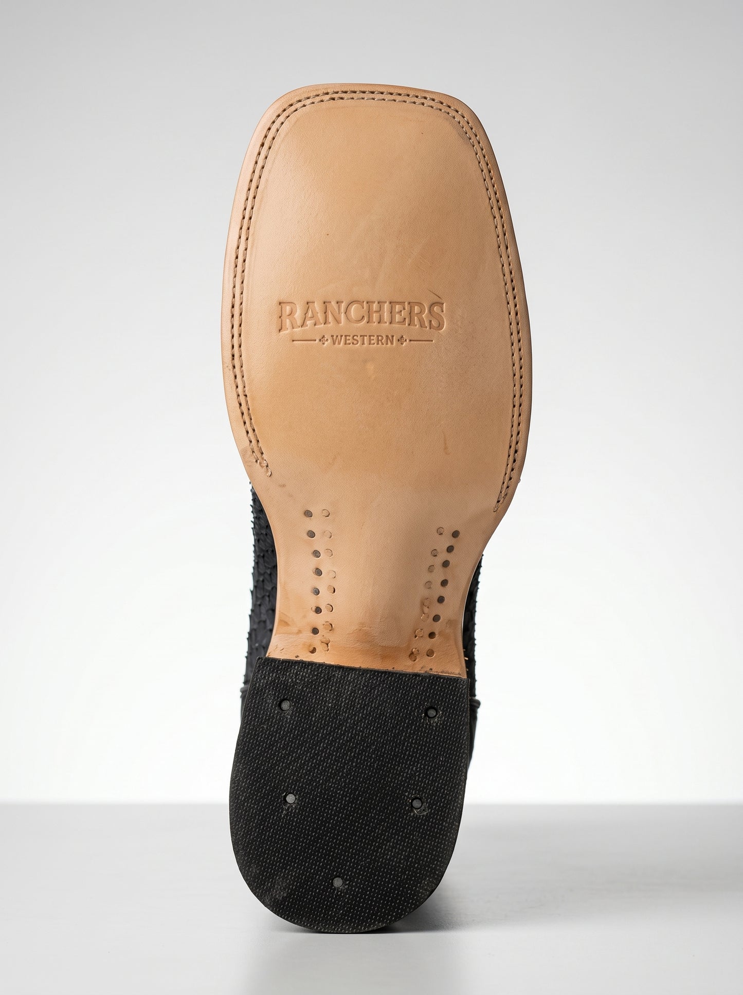 Ranchers Midnight Serpent — Black Matte Wide Square Toe