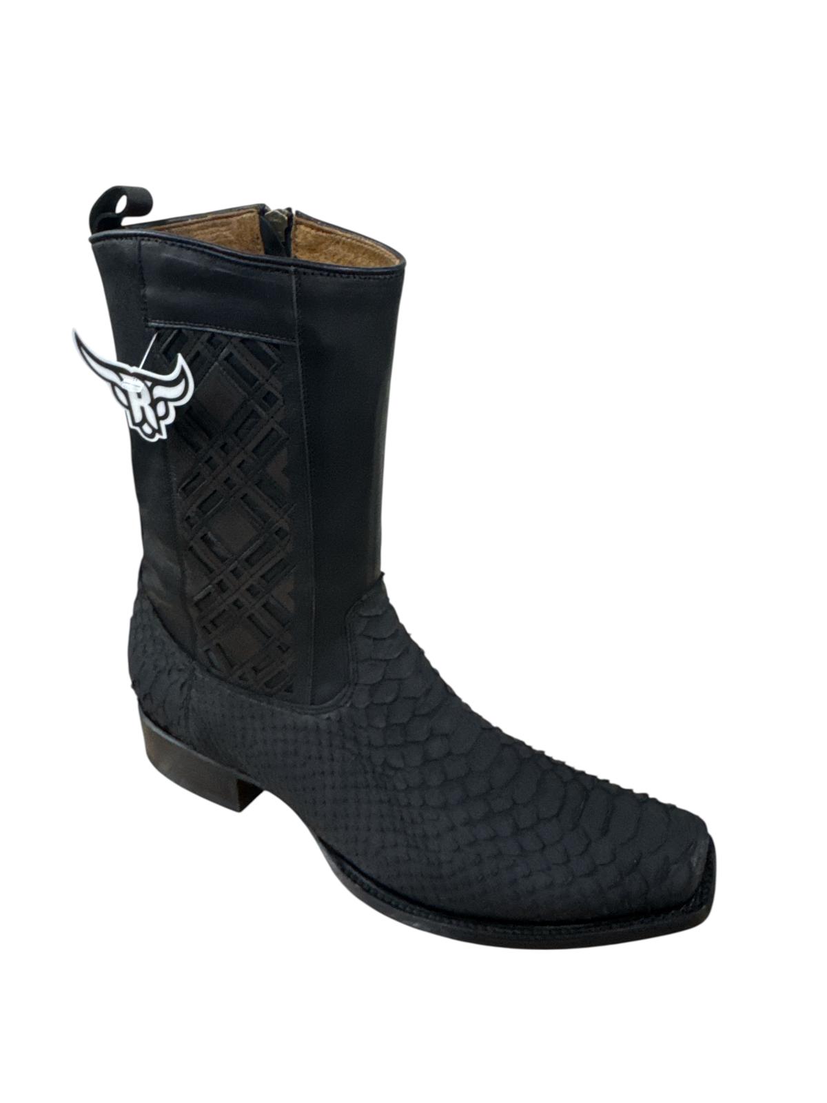 Ranchers Python Negro Botin Urbano