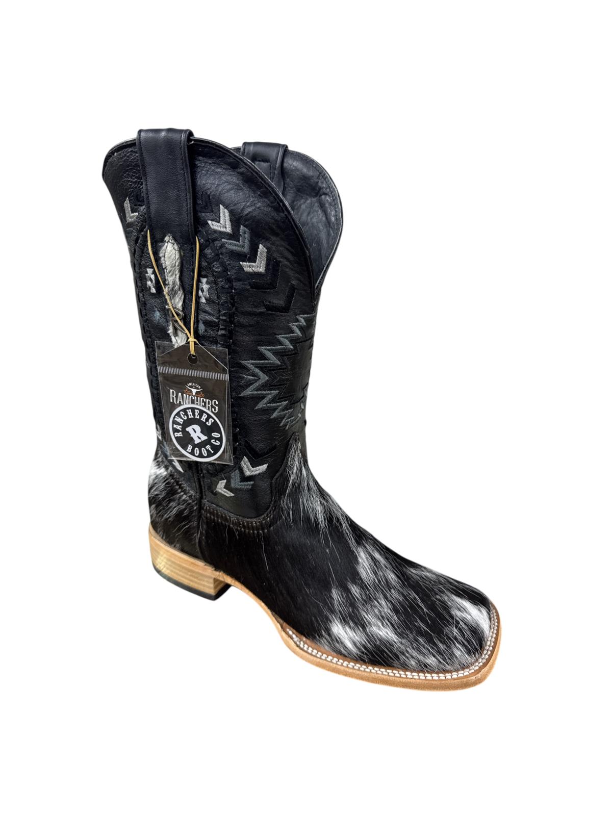 Ranchers Pelo De Vaca Negro Blanco