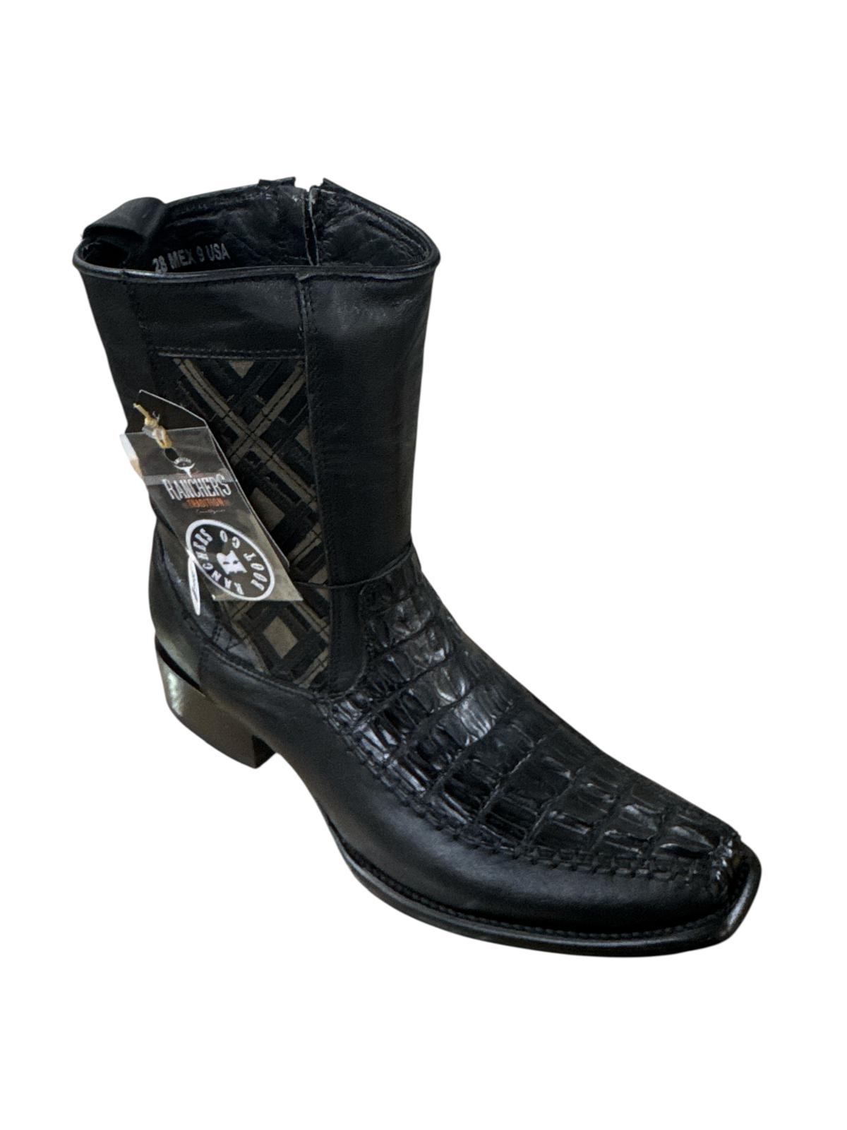 Ranchers Caiman Cola Negro Botin Urbano