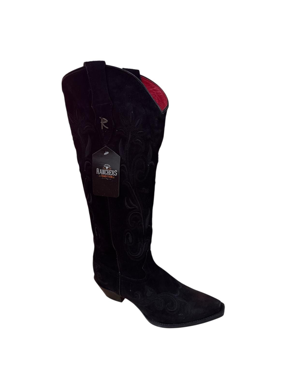 Ranchers Gamuza Negro Retro