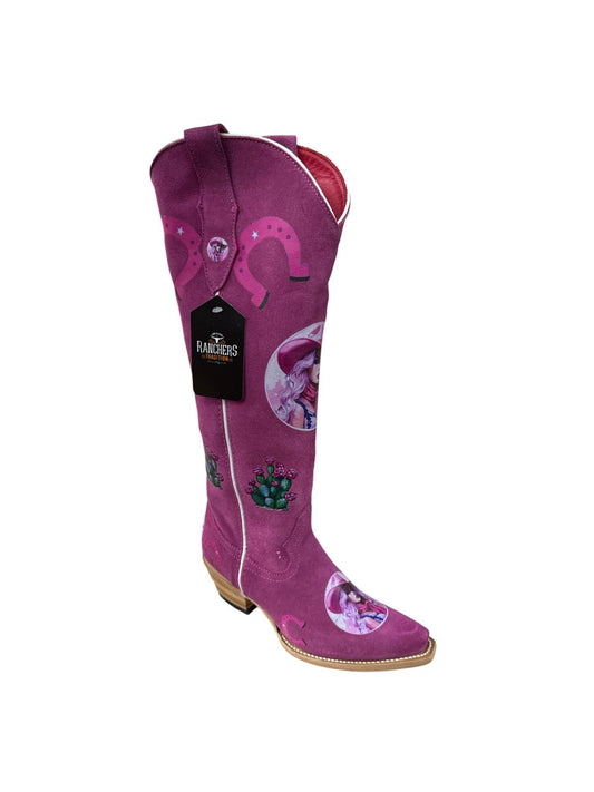 Ranchers Gamuza Rosa Retro