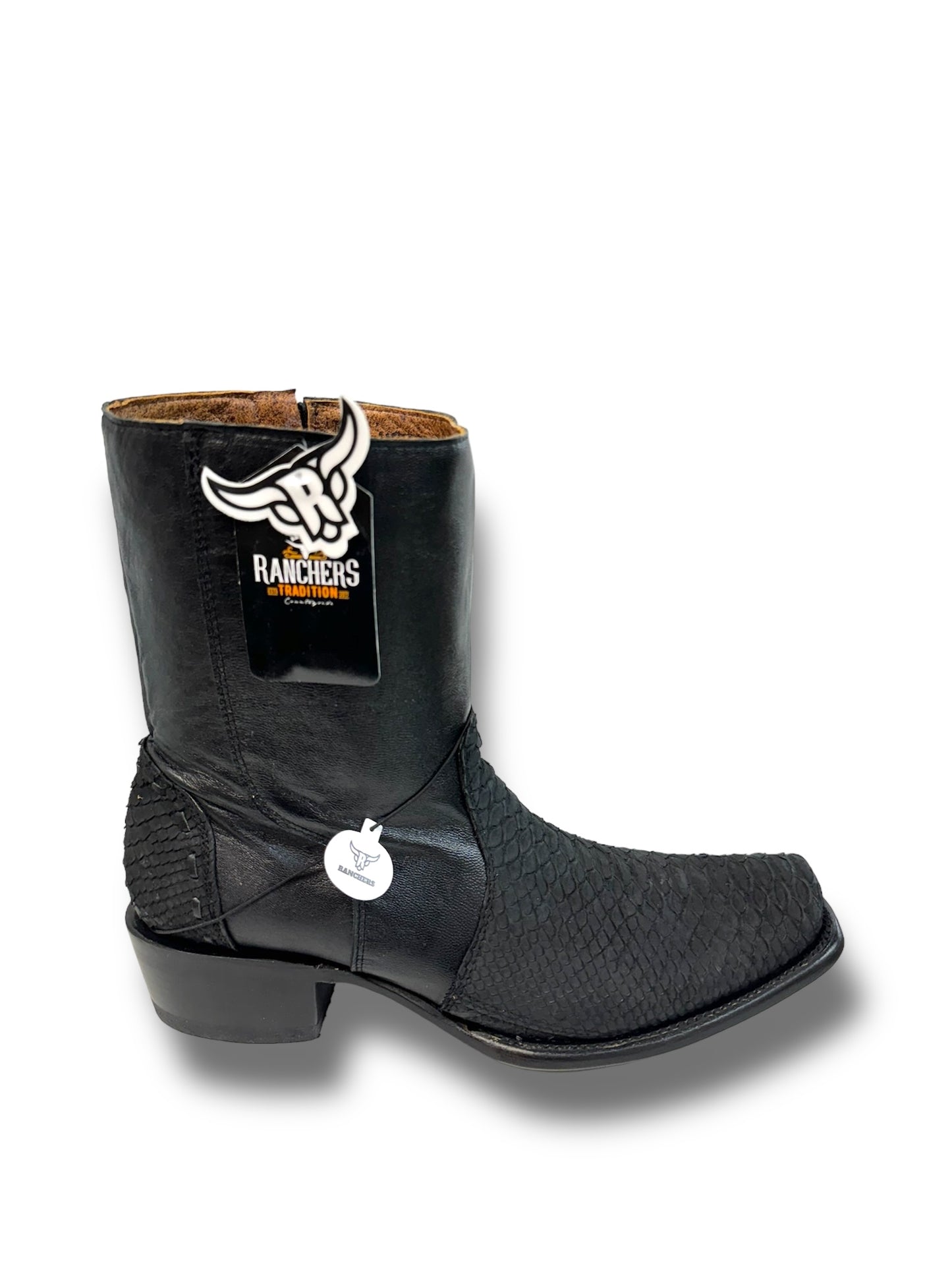 Ranchers Python Negro Botin II