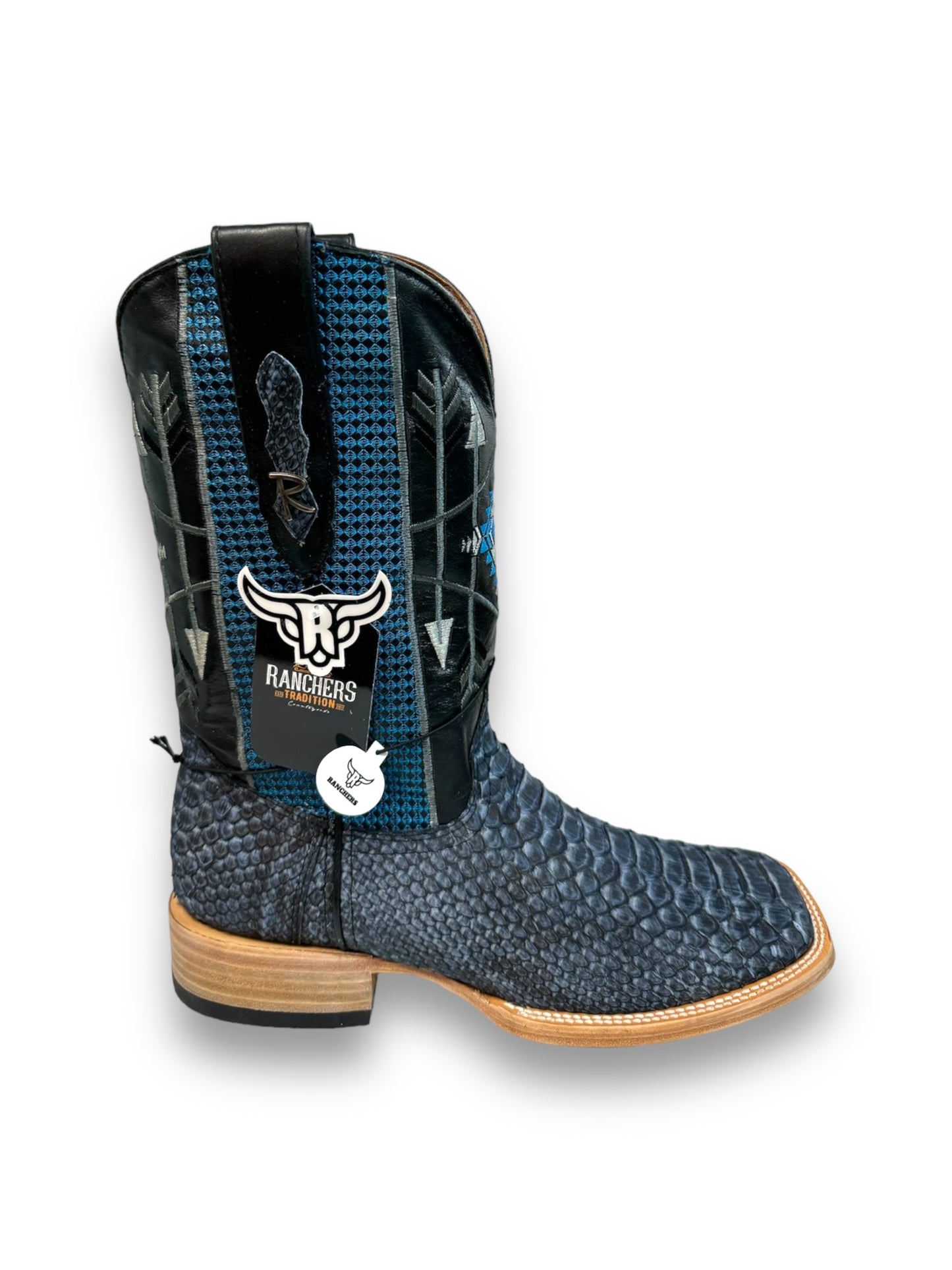 Ranchers Python Azul Rustic