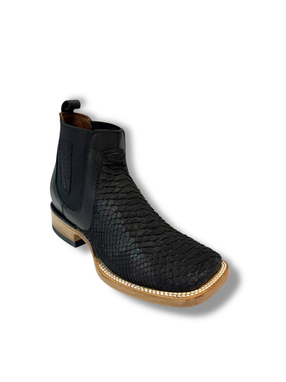 Ranchers Python Negro Botin