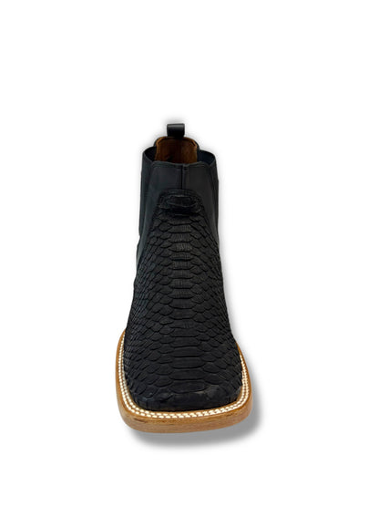 Ranchers Python Negro Botin
