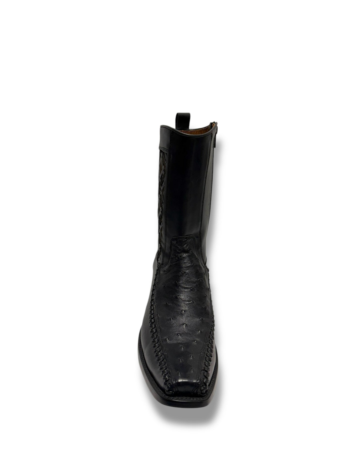 Ranchers Ostrich Negro Botin