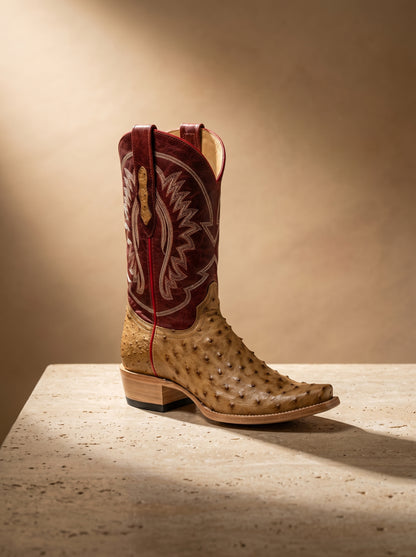 Ranchers Umber Quill Rider — Cutter Toe Riding Heel
